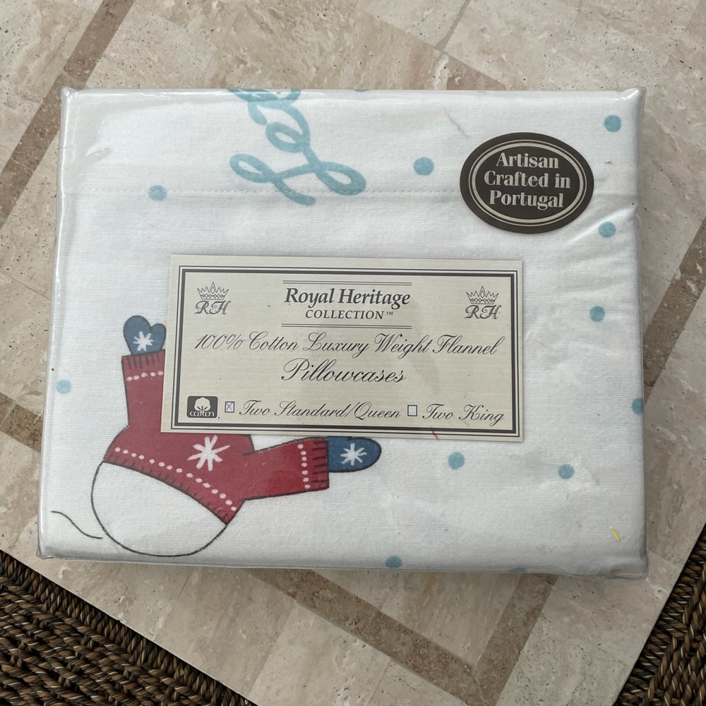 Royal Heritage 100% luxury weight pillowcases